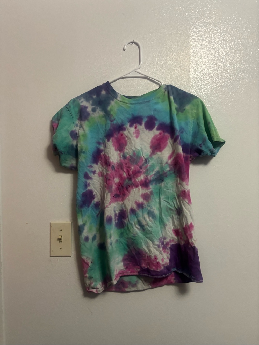 Hanes ComfortSoft Colorful Spiral Tie-Dye Tee